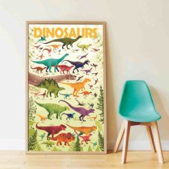 poster stickers dinosaures poppik