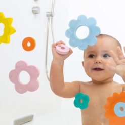 puzzle bain fleurs quut