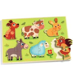 puzzle coucou cow djeco