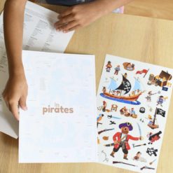 mini poster sticker pirates poppik