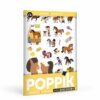 mini poster sticker poneys poppik