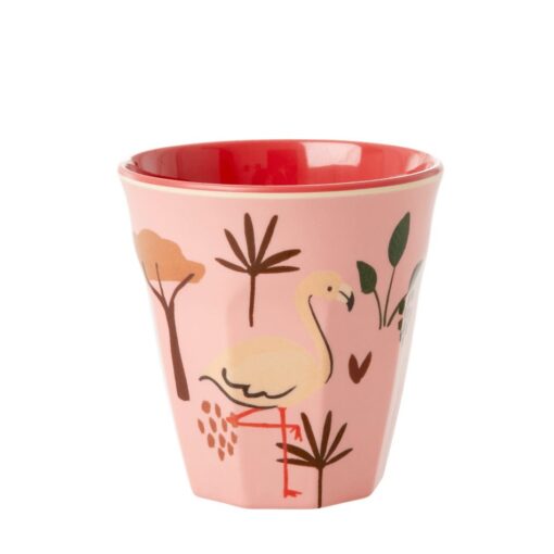 petit mug flamant rose rice