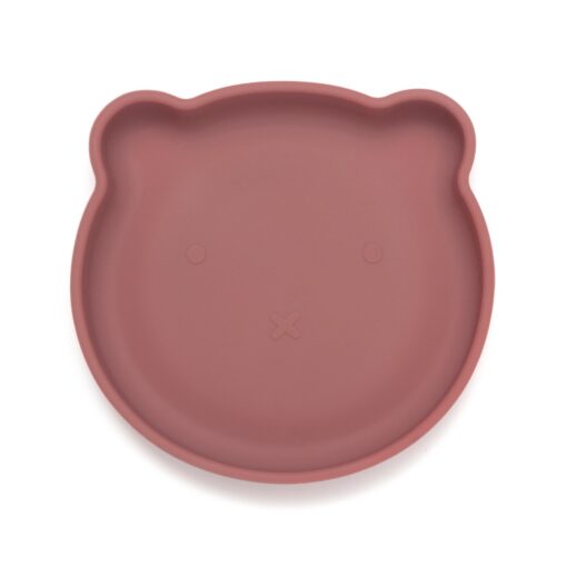 assiette ventouse silicone rose petit monkey