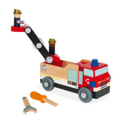 camion de pompiers brico kids janod