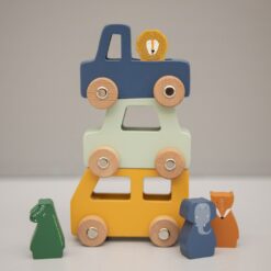 set 3 vehicules animaux trixie baby