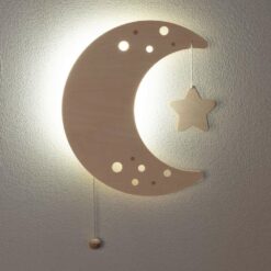 applique murale lune baby's only