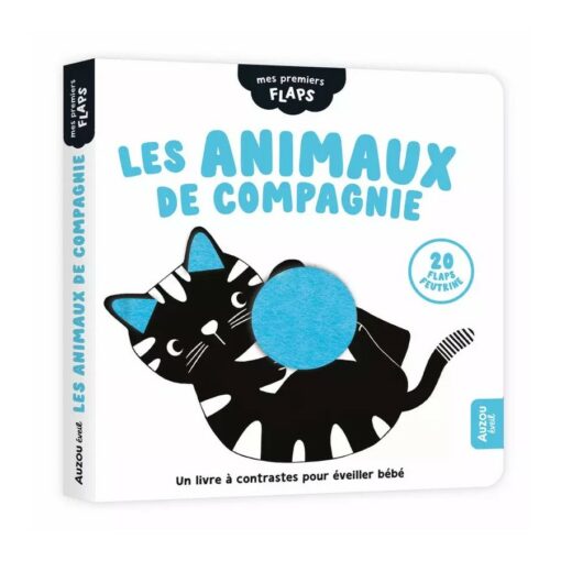 livre a flaps les animaux de compagnie auzou