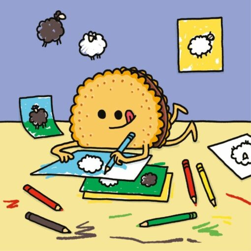 Antoine le biscuit aime dessiner la poule qui pond