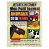 journal tissu animaux ferme crinkly