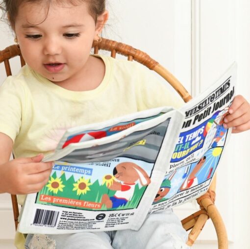 livre journal tissu crinkly