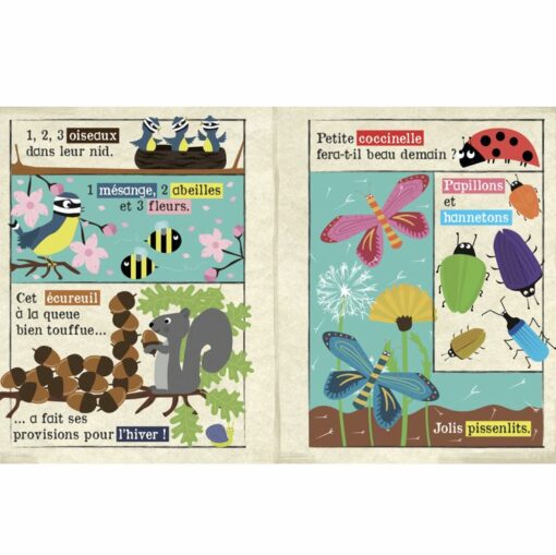 journal tissu dans la foret crinkly