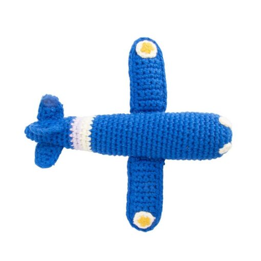 hochet crochet avion bleu global affairs