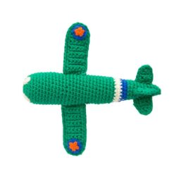 hochet crochet avion vert global affairs