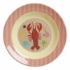 assiette creuse océan corail rice