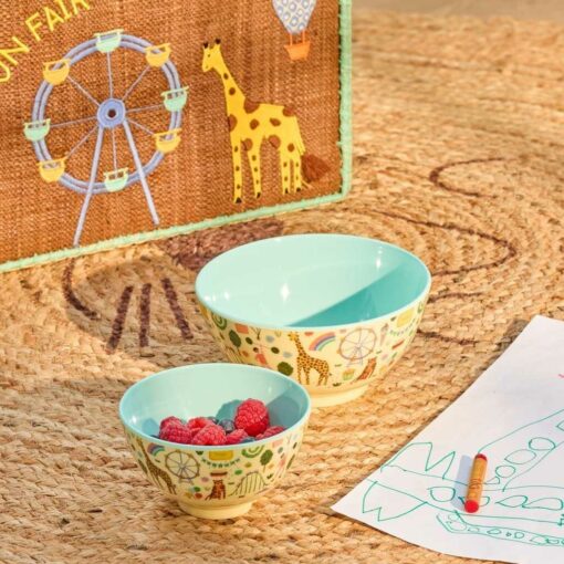petit bol fête foraine bleu rice