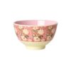 petit bol fête fleuri rose rice