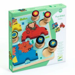 puzzle d'encastrement puzz & roll djeco